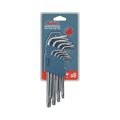 Set de 9 llaves Allen crv, ALCAMPO.