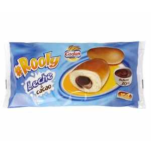 CODAN Rooly Bollitos rellenos de cacao 4 uds x 152 g.