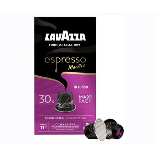 LAVAZZA Café Espresso Maestro Intenso Int.11, 10 cápsulas