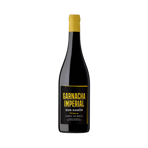 DON RAMÓN Garnacha imperial Vino tinto roble con D.O. Campo de Borja botella de 75 cl.
