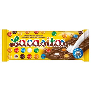 Imagen de LACASITOS, LA CASA Chocolate con leche 100 g.