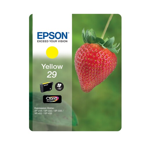 Cartucho de tinta EPSON 29, amarillo.