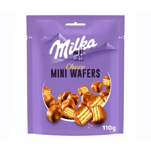 MILKA Galletas mini waffer 110 g.