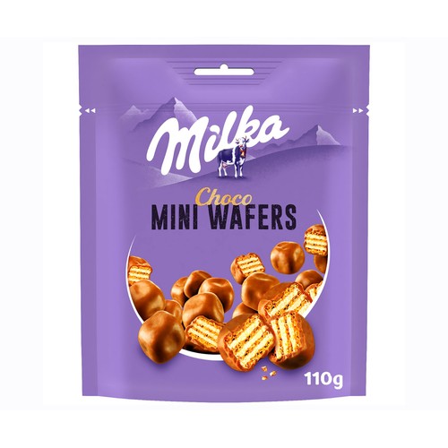 MILKA Galletas mini waffer 110 g.