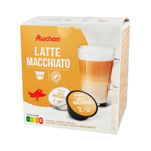 Imagen de PRODUCTO ALCAMPO Café en cápsulas Latte Macchiato 16 uds. 