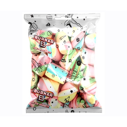 BURMAR Gominolas de esponjas 120 g.