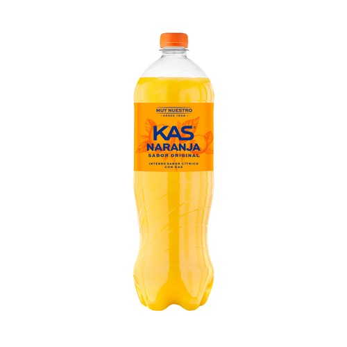 KAS Refresco de naranja botella 1 l.
