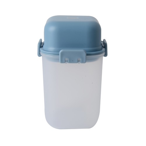 Hermético de plástico con compartimientos, capacidad de 0,58L., ACTUEL.
