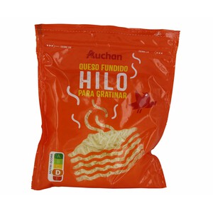 Imagen de AUCHAN Queso en hilo fundido para gratinar , 200 g. Producto Alcampo