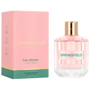 SPRINGFIELD Free attitude floral woody Eau de toilette para mujer con vaporizador en spray 100 ml.