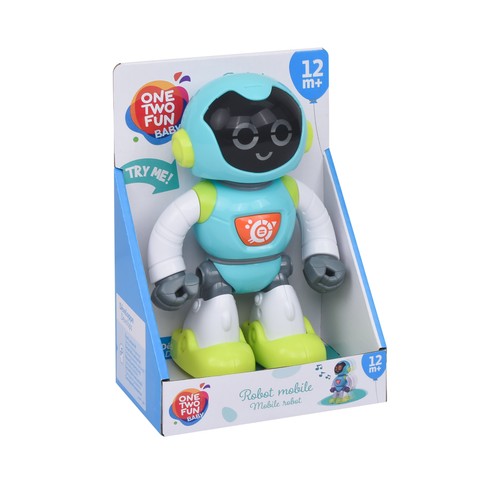 Mi primer Robot Andarín con sonidos +12 Meses ONE, TWO FUN Baby