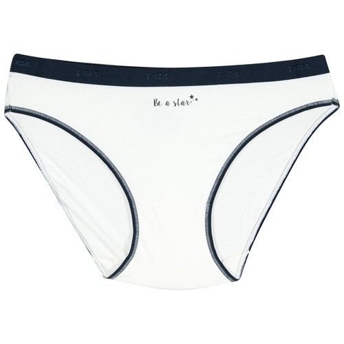 Pack de 3 bragas bajas de algodón DIM Les Pockets, color surtido, talla L.