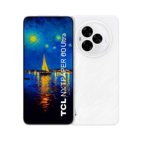 Smartphone TCL 60 Ultra NXTPAPER WHITE, 512 GB + 12 GB.