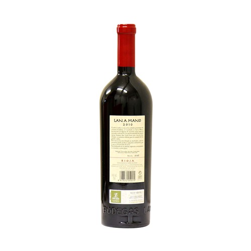 LAN A MANO Vino tinto reserva con D.O. LAN A mano botella de 75 cl.