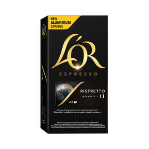 L"OR ESPRESSO  Café en cápsulas Ristretto I11, 10 uds.