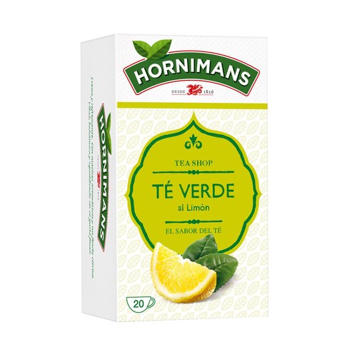 Imagen de Té verde con limón aromatizado HORNIMANS 20 uds.30 g.