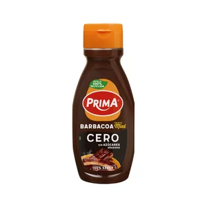 PRIMA Salsa Barbacoa Cero con miel 420 gr.