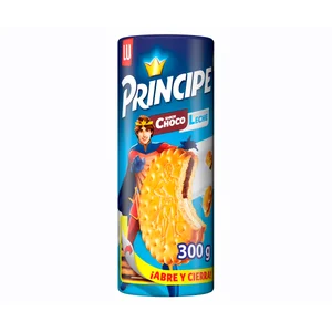 PRÍNCIPE Galletas rellenas de chocolate con leche 300 g.