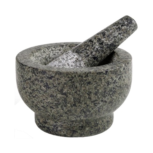 Mortero de granito, 13x8 centímetros, IBILI