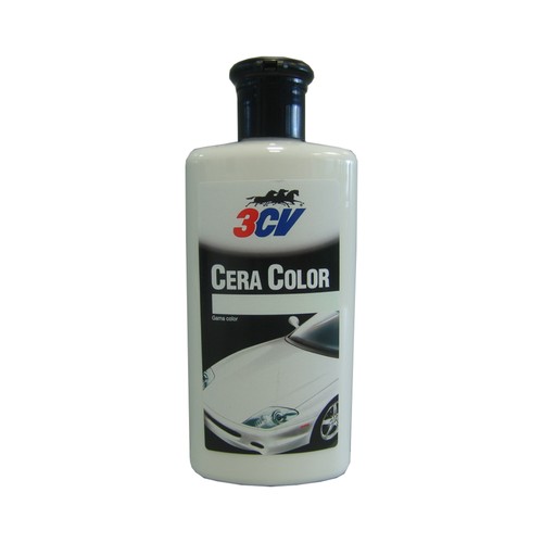 Bote de 250 mililitros de cera de color blanco 3CV.