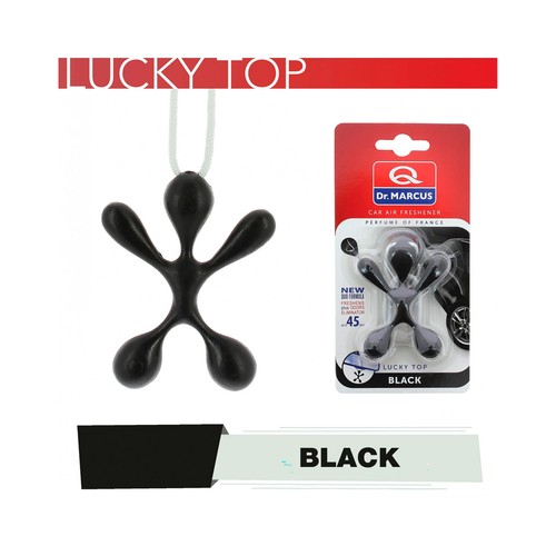 Ambientador auto lucky top black. DR.MARCUS.