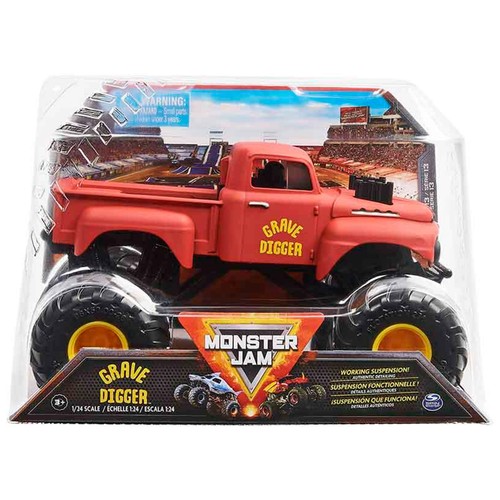 Coches metal Monster Jam a escala 1:24, modelos surtidos +3 AÑOS, MOSTER JAM