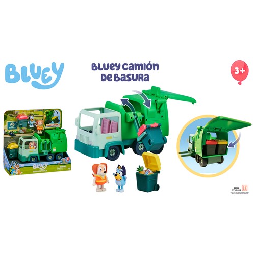 BLUEY Camión De Basura +3 Años