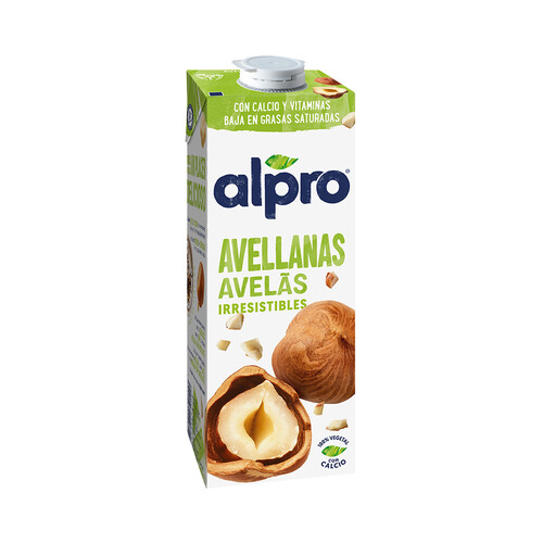 Bebida de avellanas 100% vegetal, baja en grasas saturadas ALPRO 1 l.