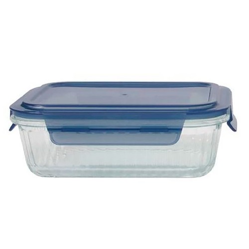 Recipiente rectangular de vidrio, 0,35 L. ACTUEL.