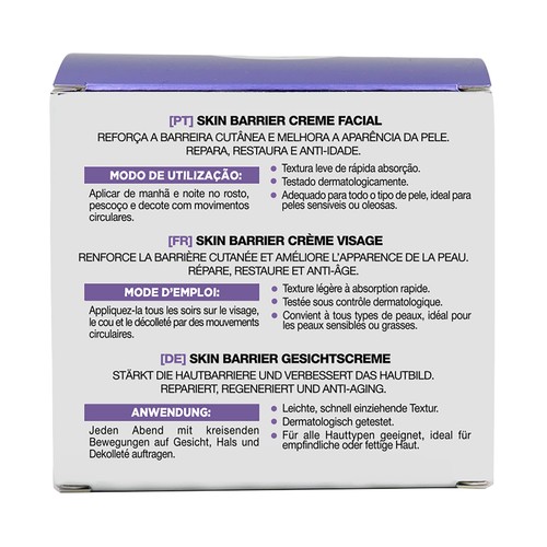 BABARIA Skin barrier Crema facial de día, reparadora, restauradora y antiedad 50 ml.