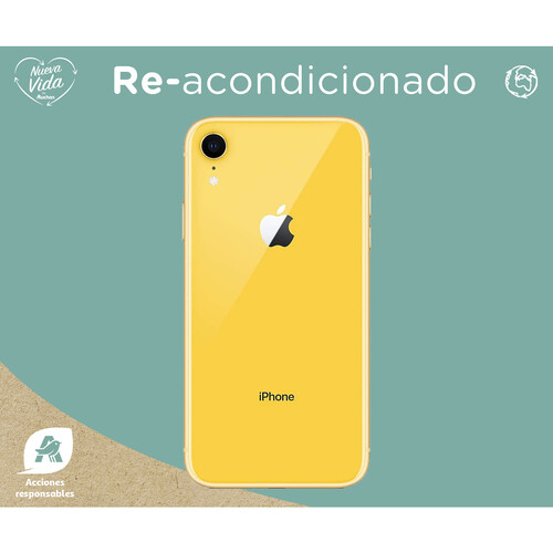 Apple iPHONE XR 64GB amarillo (REACONDICIONADO), pantalla 15,4cm (6,1).