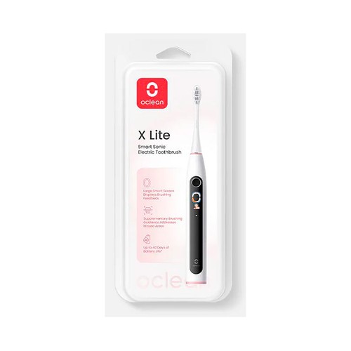 Cepillo dental sónico OCLEAN X Lite Blanco, 5 programas, 8 áreas de cepillado, pantalla inteligente integrada.