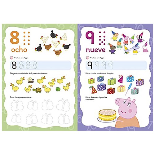 Libro pizarra: primeras letras con Peppa Pig, VV. AA. Género: actividades. Editorial Beascoa.