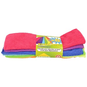 ROZENBAL Bayetas de microfibra multiusos de 8 colores diferentes ROZENBAL 8 uds.