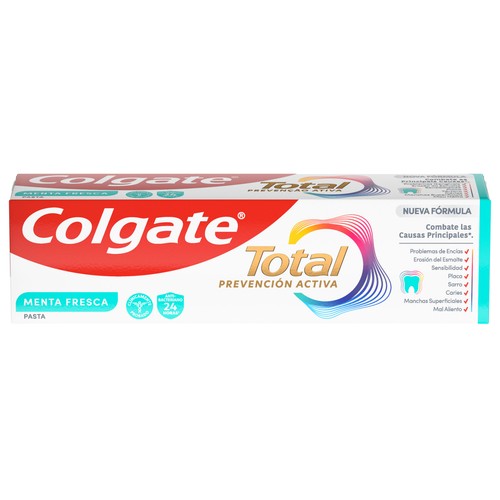 COLGATE Total prevención activa Pasta de dientes con sabor a menta fresca 75 ml.