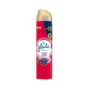 Imagen de GLADE Ambientador en spray con fragancia a cerezas y Peonia 300 ml.