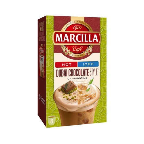MARCILLA Café soluble mix cappuccino Dubai 126 g.