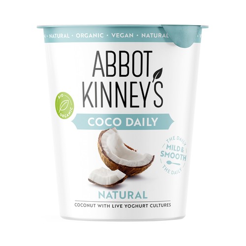 ABBOT KINNEY´S Postre de coco natural ecológico 350 g.