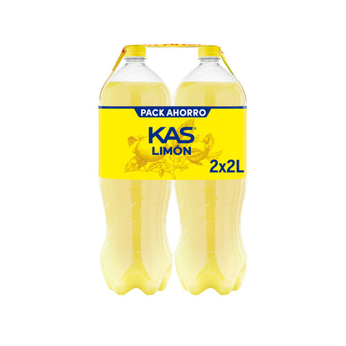 KAS Refresco de limón pack 2 botellas de 2 l.