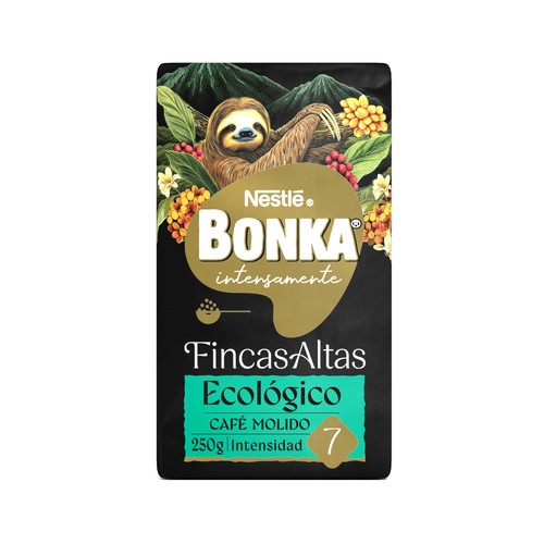 Cafè molido ecológico BONKA 220 g.