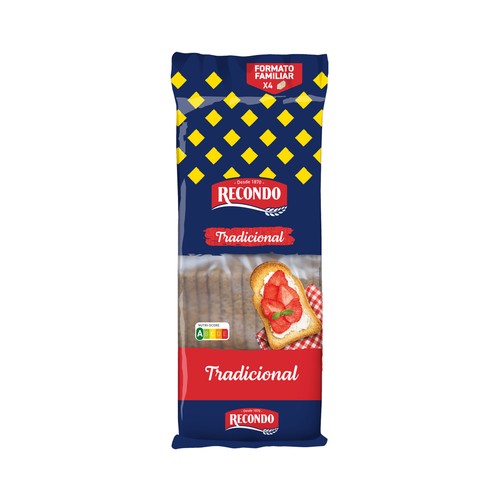 RECONDO Pan tostado tradicional 60 uds 540 g.