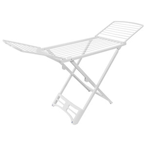 Imagen de Tendedero resina ACTUEL con alas plegables, color blanco.
