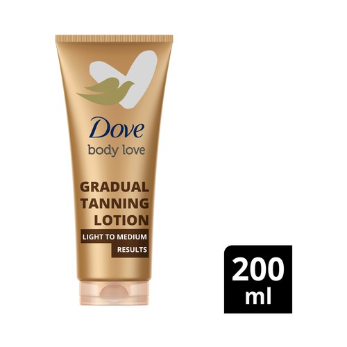 DOVE Loción autobronceadora con extracto de aloe vera y glicerina DOVE Body lobe 200 ml.