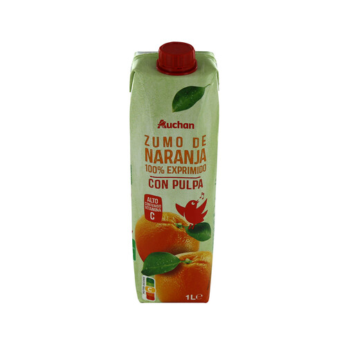 Zumo naranja 100 % exprimida cion pulpa PRODUCTO ALCAMPO 1l-