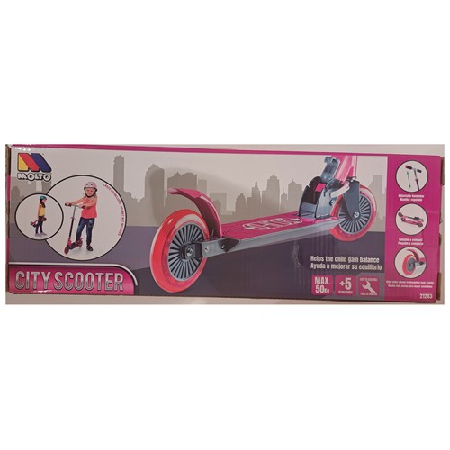 Patinete plegable rosa, MOLTO.