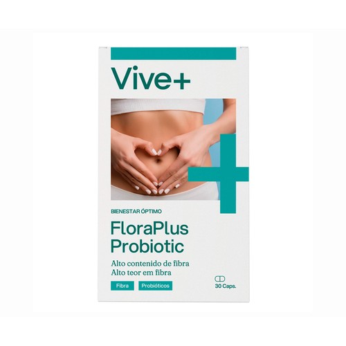 VIVE+ Floraplus Probiotic Pastillas para control de peso con probioticos 30 uds.