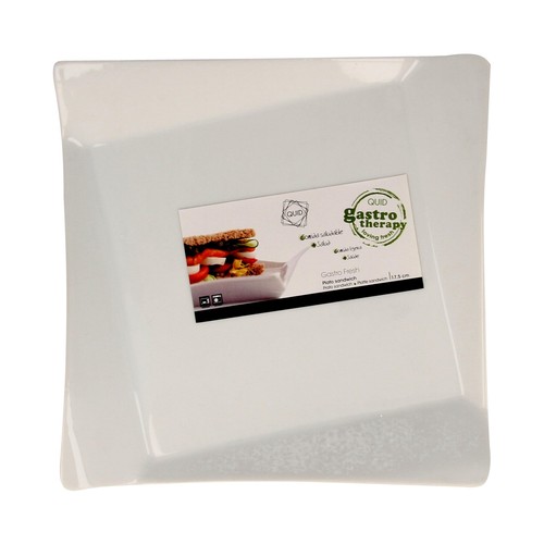 Plato cuadrado para aperitivos, Gastro Fun, 17,5cm. QUID.