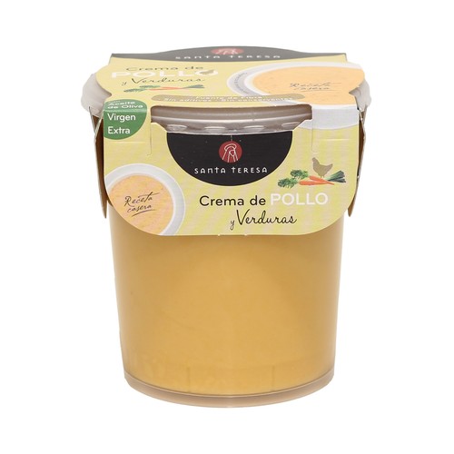 SANTA TERESA Crema de pollo y verduras 400 g.