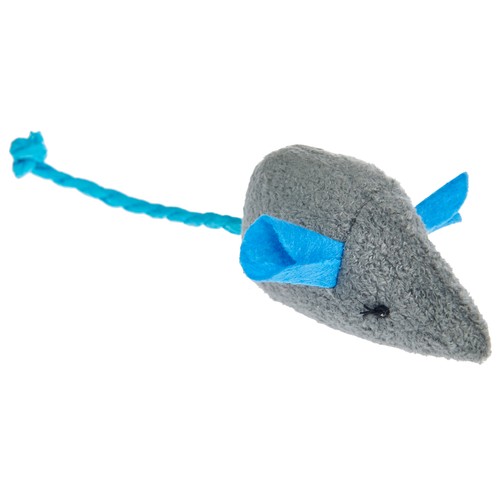 PRODUCTO ALCAMPO Juguete para gatos con forma ratón de 12 cm. con campañilla.