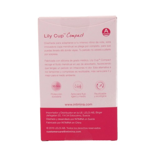 INTIMINA Copa menstrual plegable de tamaño A INTIMINA
